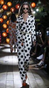 White Polka-dot Jumpsuit