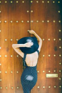 Black Polka-dot dress