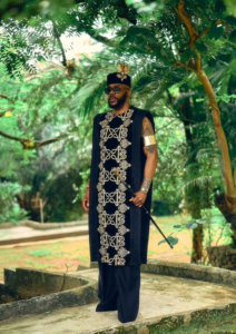 Ebuka wearing Mai Atafo's design