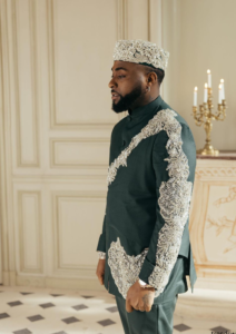 Davido wearing Amyaghomi design