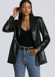 Leather Blazer